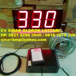 Lampu Gereja Nomor Lagu Puji Syukur 3 Digit 5 inch 1 Box